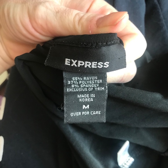 Long sleeve rayon poly elastic drop back - Picture 3 of 3